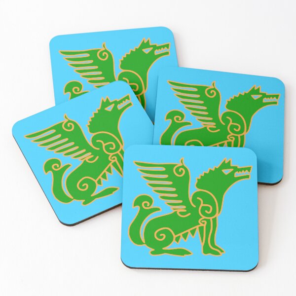 Item preview, Gokturk Mythical Flag Art | Historical Mongol, Turkic Turan Symbols designed and sold by Based History.