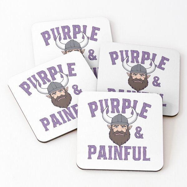 Item preview, Purple & Painful | Funny Minnesota Vikings Shirt | MN Football Fan Tee designed and sold by MNFanLocker.