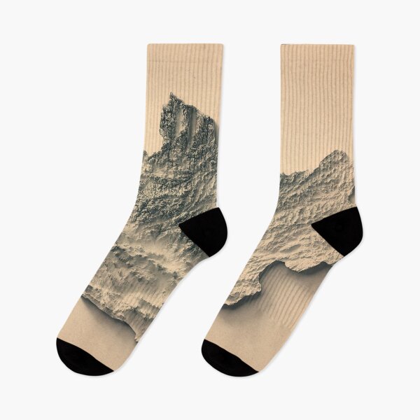 Item preview, Mongolia Shaded Relief Map 3D digitally rendered designed and sold by ThinkAboutMaps.