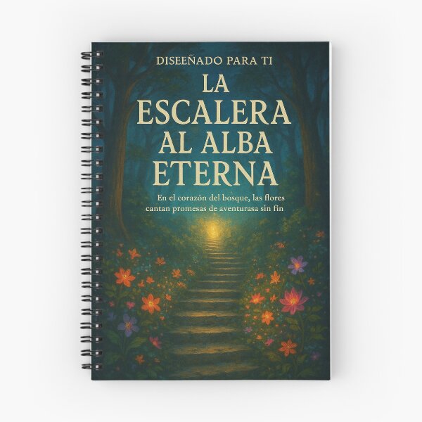 Item preview, Notebook of Eternal Dawn – Stairway of Magic designed and sold by Anomaly 404 Error.