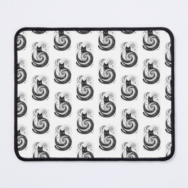 Item preview, Black Cat Weird Shape | Celestial Moon Sun Stars designed and sold by scicilysimonee.