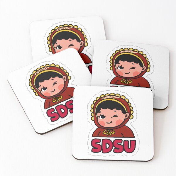 Item preview, SDSU Aztecs Mascot Chibi Sticker designed and sold by zexwbt.