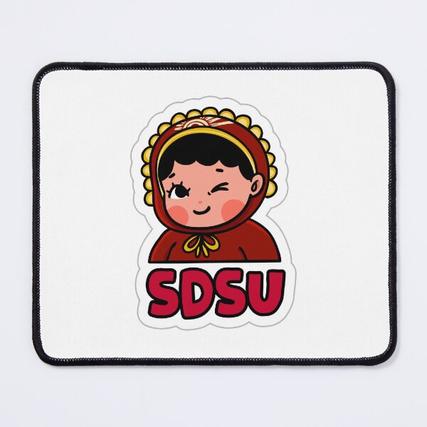 Item preview, SDSU Aztecs Mascot Chibi Sticker designed and sold by zexwbt.