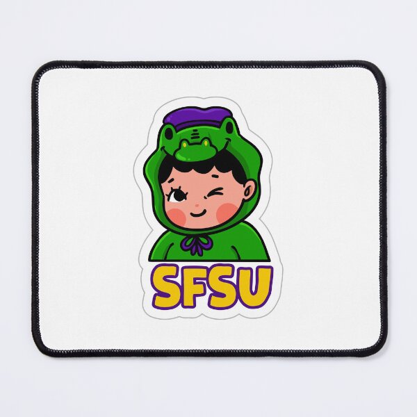 Item preview, SFSU Gators Mascot Chibi Sticker designed and sold by zexwbt.