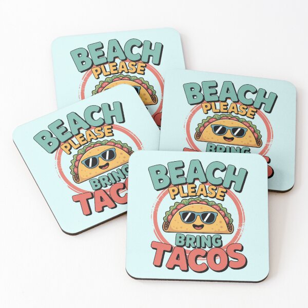 Item preview, Beach Please Bring Tacos  Funny Summer Taco Beach Vibes  designed and sold by Nzgiftsandmore.