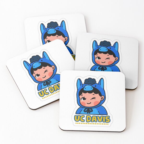 Item preview, Adorable Blue Mustang Mascot - UC Davis Aggies Sticker designed and sold by zexwbt.