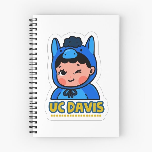 Item preview, Adorable Blue Mustang Mascot - UC Davis Aggies Sticker designed and sold by zexwbt.
