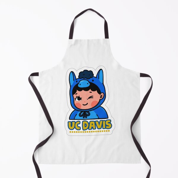 Item preview, Adorable Blue Mustang Mascot - UC Davis Aggies Sticker designed and sold by zexwbt.