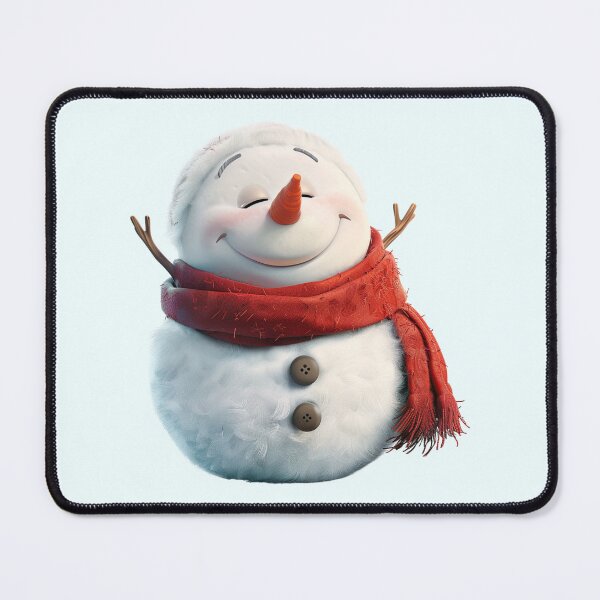 Item preview, Happy Snowman designed and sold by bubblyrainbow.
