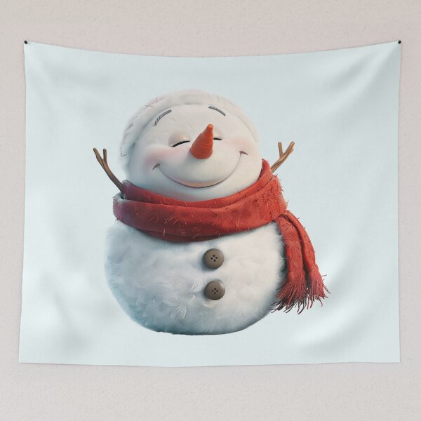 Item preview, Happy Snowman designed and sold by bubblyrainbow.
