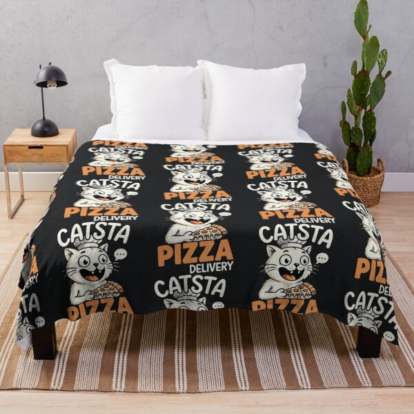 Item preview, Catsta Pizza Delivery – Funny Pizza Lover Sarcastic Cat designed and sold by Taans-Creation.