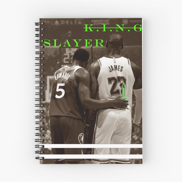 Item preview, Anthony Edwards Lebron James "King Slayer" Graphic  designed and sold by gzbgraphics.