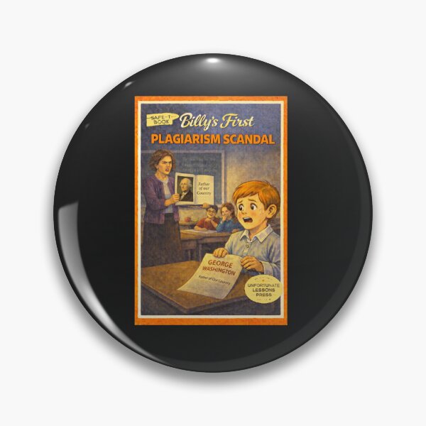 Item preview, Billy's First Plagiarism Scandal funny retro design designed and sold by The Sporty Nerd.
