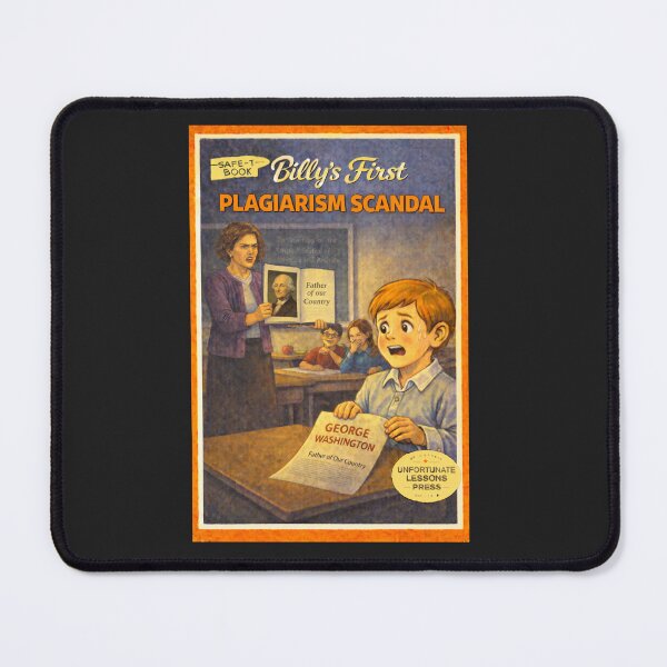 Item preview, Billy's First Plagiarism Scandal funny retro design designed and sold by The Sporty Nerd.