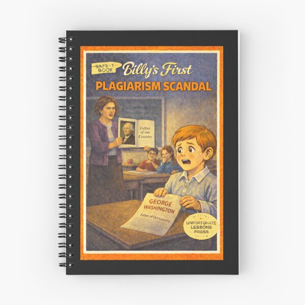 Item preview, Billy's First Plagiarism Scandal funny retro design designed and sold by The Sporty Nerd.