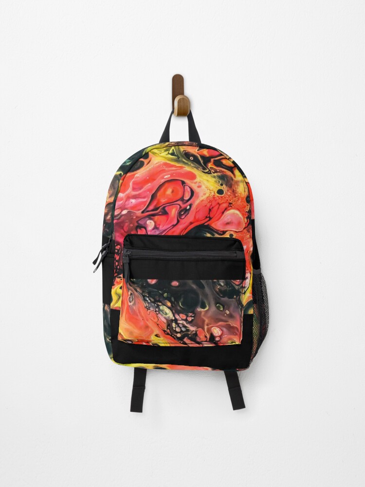 Thumbnail 1 of 3, Backpack, FIERY designed and sold by MLG-DigitalArt.