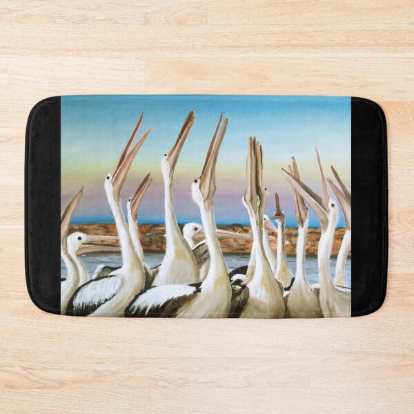 Item preview, pelicans - larger painting image designed and sold by Elisabeth Dubois.