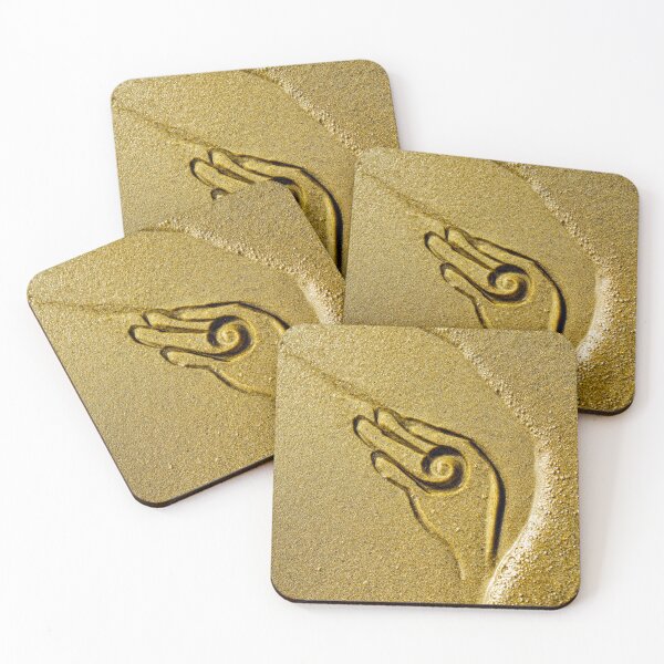 Item preview, Spiral Hand Drawing In Wet Beach Sand designed and sold by chase-thewave.