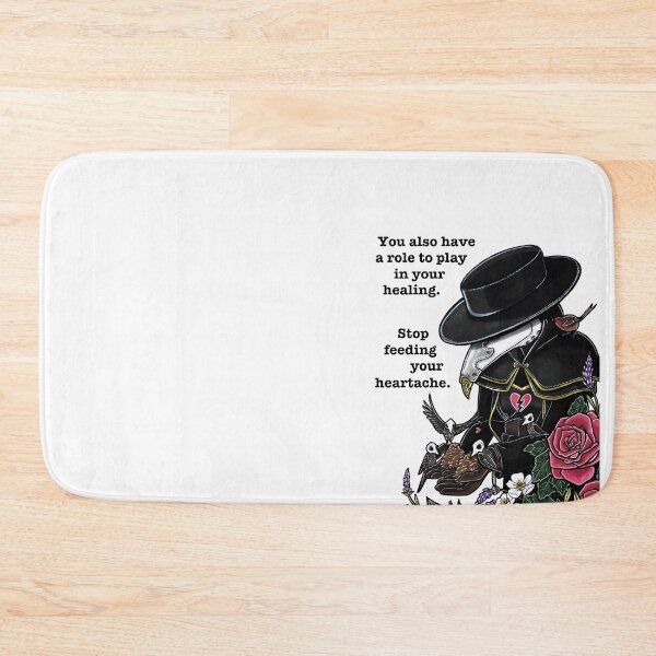 Item preview, "Stop feeding your heartache" - Mabel's Mask designed and sold by Lauren Eldridge-Murray.
