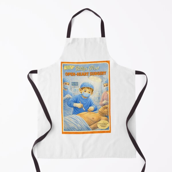 Item preview, Billy's First Open-Heart Surgery funny retro design designed and sold by The Sporty Nerd.