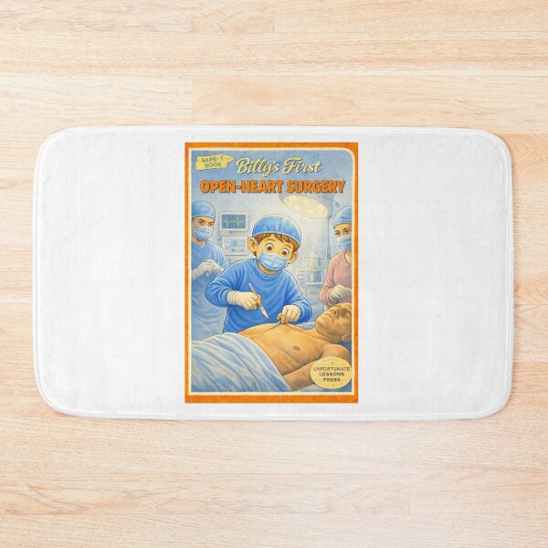 Item preview, Billy's First Open-Heart Surgery funny retro design designed and sold by The Sporty Nerd.