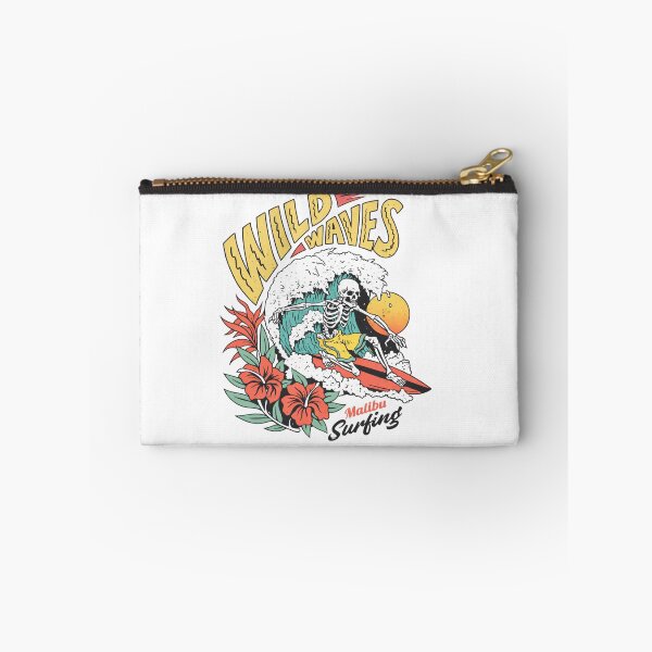 Item preview, Wild Waves Skeleton Surf Retro designed and sold by LuloCreative.