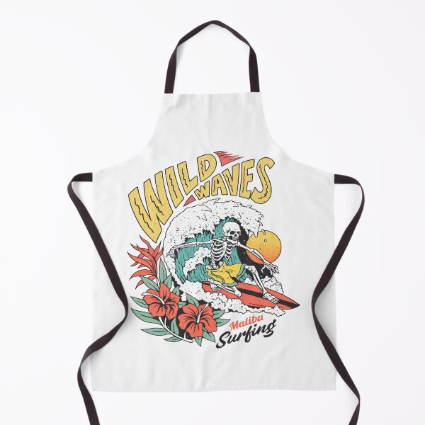 Item preview, Wild Waves Skeleton Surf Retro designed and sold by LuloCreative.