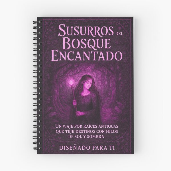Item preview, Notebook of Enchanted Whispers 02 – Forest of Destiny designed and sold by Anomaly 404 Error.