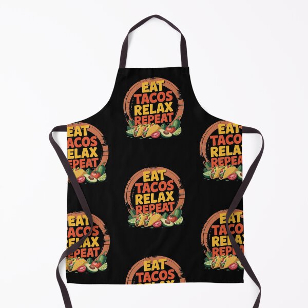 Item preview, Eat Tacos Relax Repeat Funny Taco Lover Chill Vibes designed and sold by Nzgiftsandmore.