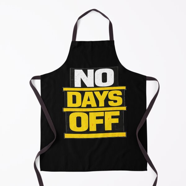 Item preview, No Days Off Discipline Work Ethic Motivation Design designed and sold by Wolf Garage.