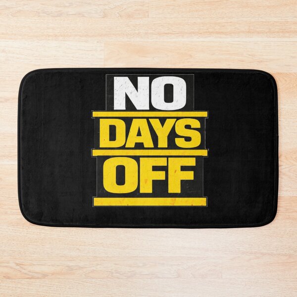 Item preview, No Days Off Discipline Work Ethic Motivation Design designed and sold by Wolf Garage.