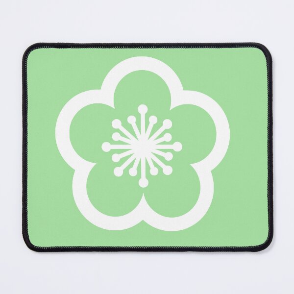Item preview, Sakura Blossom White Outline on Pistachio Green designed and sold by texdesign68.