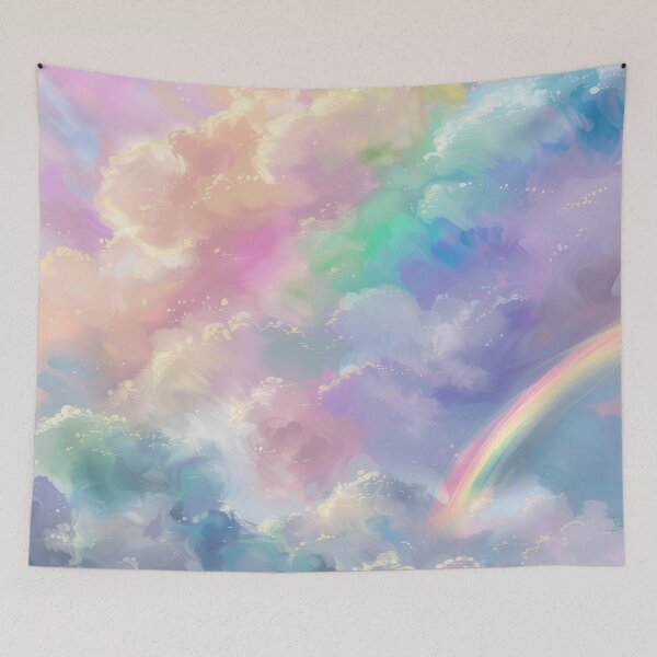 Item preview, Rainbow Cloud designed and sold by bubblyrainbow.