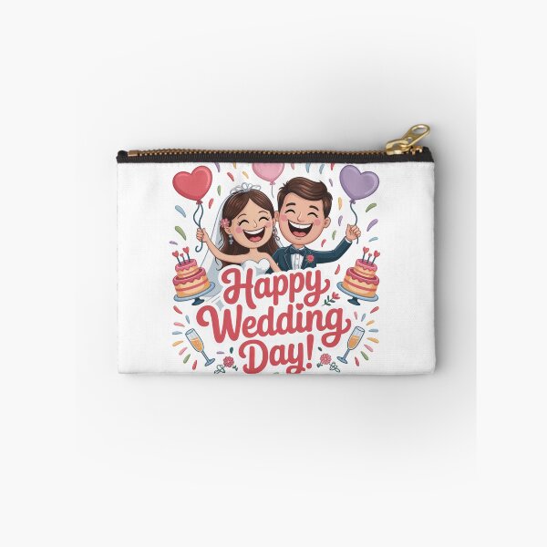 Item preview, Happy Wedding Day! Ecstatic Laughing Bride & Groom Celebration designed and sold by Midnight Veil Designs.