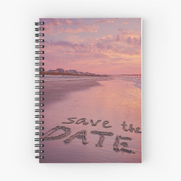 Item preview, Save The Date Beach Sunset Writing designed and sold by chase-thewave.