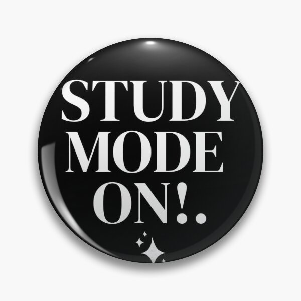 Item preview, Study Mode On minimalist Academic sticker designed and sold by WhiteCoatPrints.