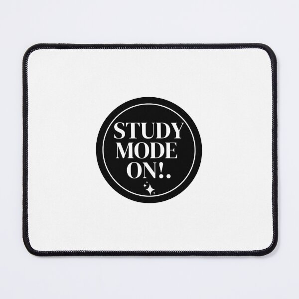Item preview, Study Mode On minimalist Academic sticker designed and sold by WhiteCoatPrints.