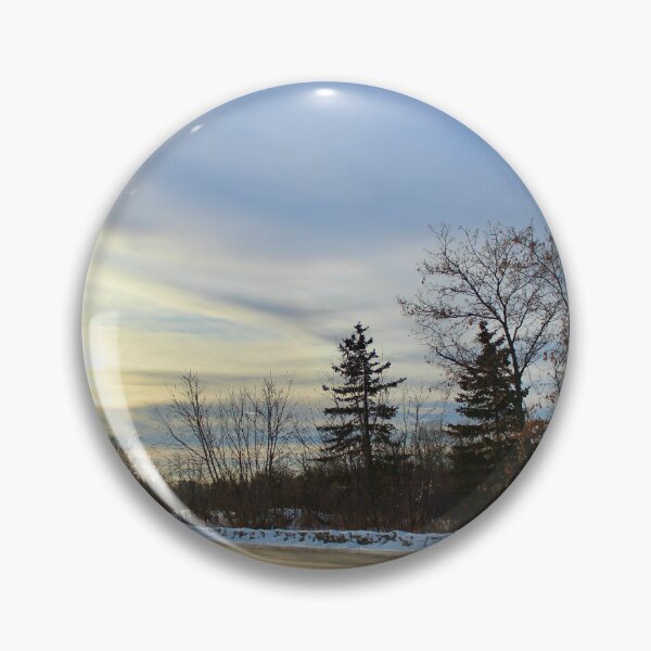 Item preview, Golden Hour on a Winter Road designed and sold by recoveringartist.