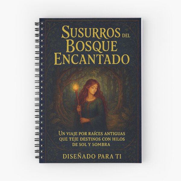 Item preview, Notebook of Enchanted Whispers 07 – Forest of Destiny designed and sold by Anomaly 404 Error.