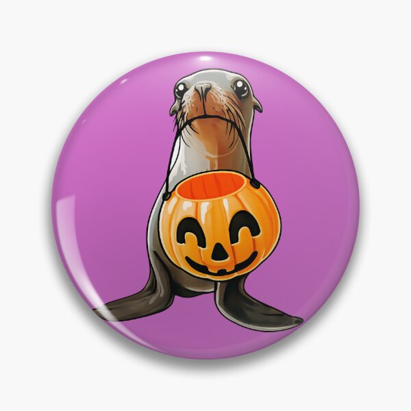 Item preview, Sea Lion with Pumpkin designed and sold by mhmoseley .