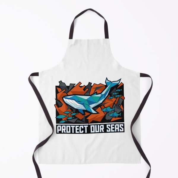 Item preview, Protect Our Sea Geometric Whale Ocean Conservation Low Poly designed and sold by chattsuede.