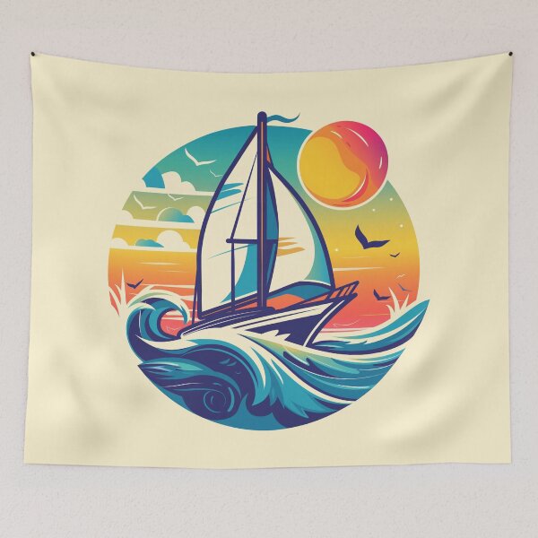 Item preview, Sunset Sail designed and sold by bubblyrainbow.