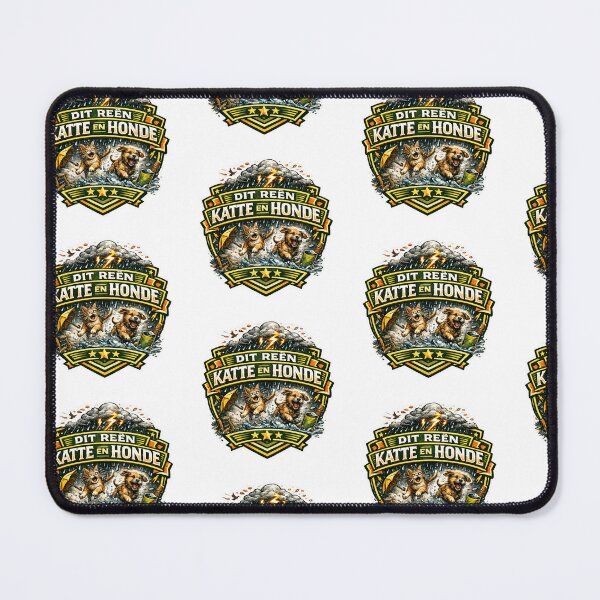 Item preview, Dit reën katte en honde designed and sold by Throwing-Corn.