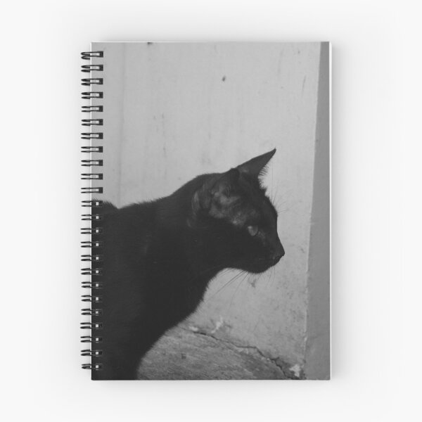 Item preview, B&W - Waiting Black Cat for White Cat designed and sold by ROSE ANN BANILAR.
