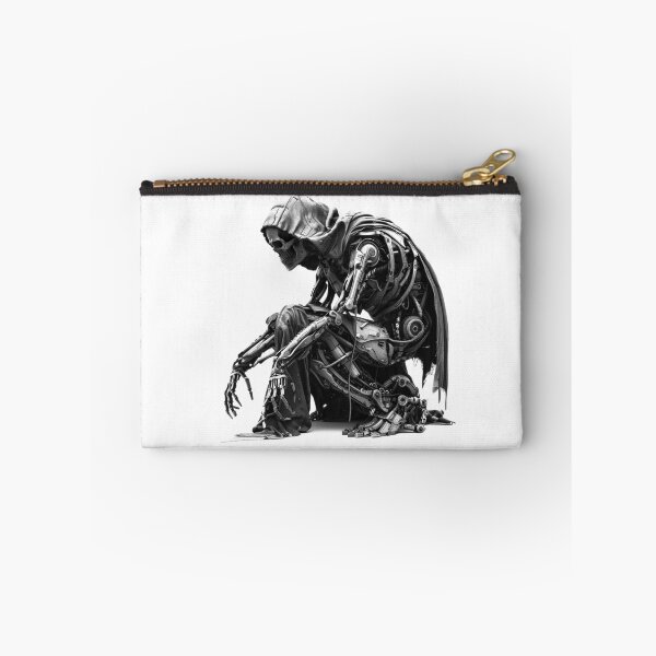 Item preview, Cyberpunk Reaper – Robotic Gothic Skeleton Sci-Fi Tattoo Style Art designed and sold by inkoutninja.