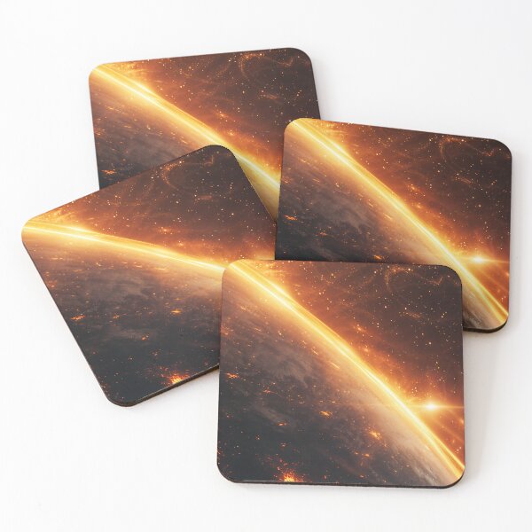 Item preview, Planet Surrounded With Solar Light Cosmic Art designed and sold by QuantumDrift.