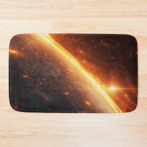 Item preview, Planet Surrounded With Solar Light Cosmic Art designed and sold by QuantumDrift.