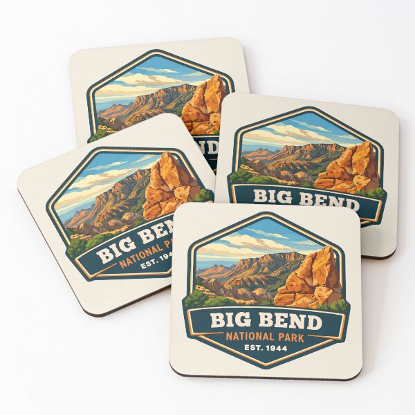 Artikelvorschau, Aufkleber für den Big Bend Nationalpark in Texas entworfen und verkauft von Gideon Emmerich.