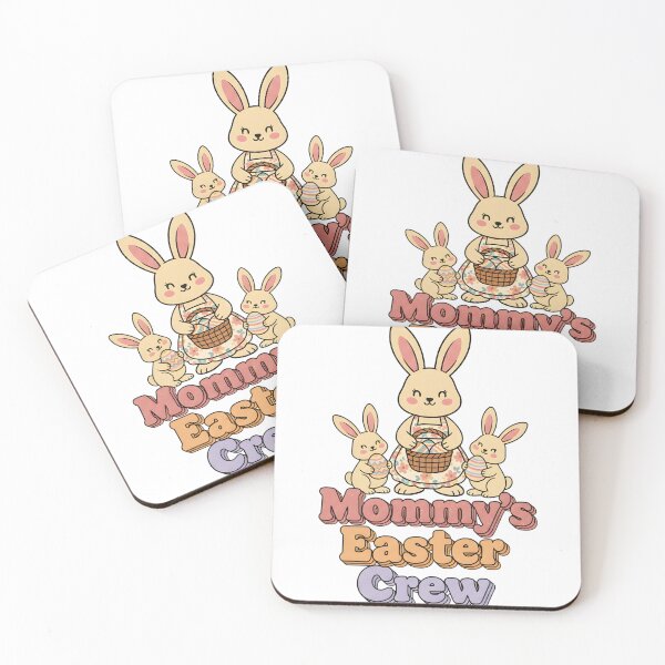 Item preview, Mommy’s Easter Crew – Vintage Bunny Family designed and sold by DIRTYSKETCHH.