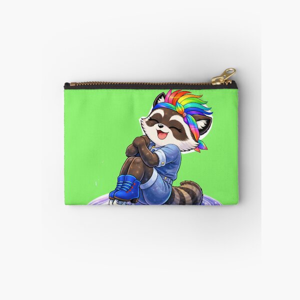 Item preview, RoCoco Racoon Can Figure Skating Kawaii 1 designed and sold by Wondergirl Wanderings.